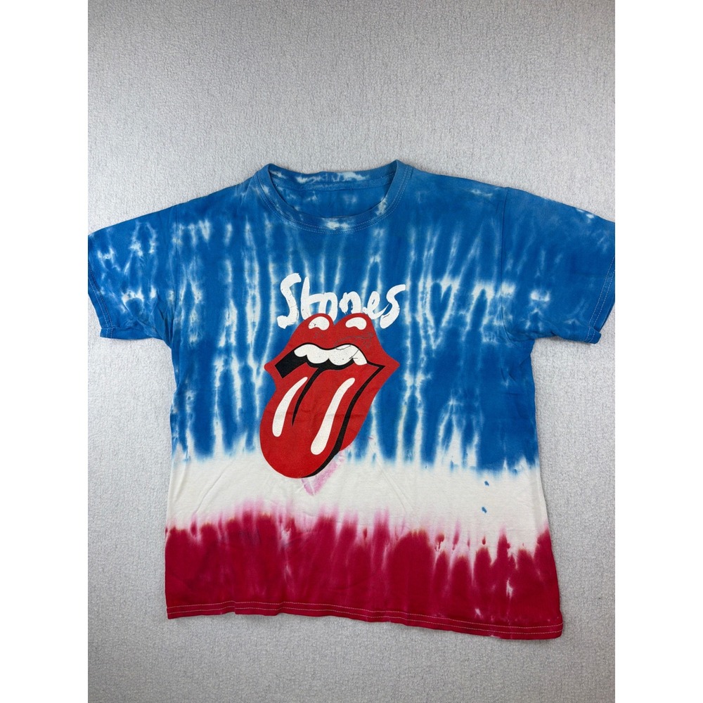 Rolling Stones No Filter Tour 2019 Tie Dye T-Shirt Kids Youth Large YL Band Tee